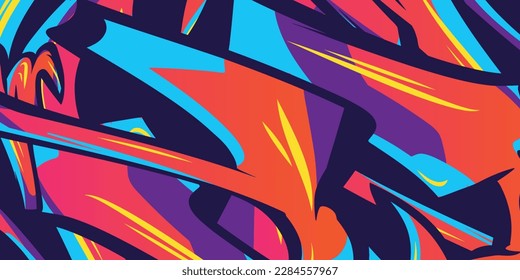 Vector Abstract colorful design graffitti texture pattern ink paint summer texture creative decoration graphic