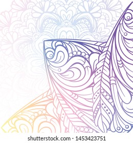 Vector abstract colorful ethnic background.