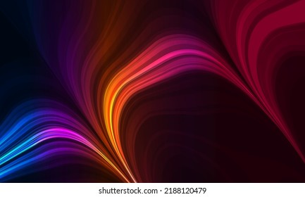 Vector abstract colorful flow background with liquid wave shapes. Vector illustration