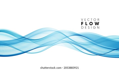 Vector Abstract Colorful Flowing Wave Lines Isolated On White Background. Design Element For Wedding Invitation, Greeting Card