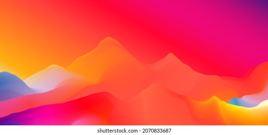 Vector abstract colorful flowing wave lines background. Design element for presentation. website template