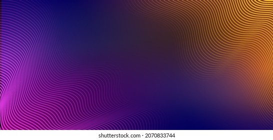 Vector abstract colorful flowing wave lines background. Design element for presentation. website template