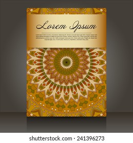 vector abstract colorful flyer