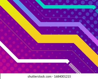 Vector abstract colorful geometric banner, textured background with gradient stripes, presentation template