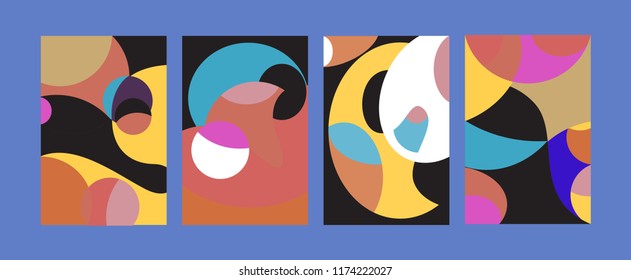 Naive Art Style Vector Pattern Made Stock Vector (Royalty Free ...