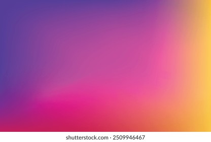 Vector abstract colorful gradient background for website banner, poster, social media template, advertising media, print, product package, presentation, fashion template, invitation.