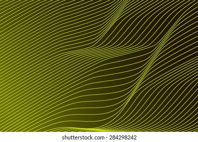 Vector abstract colorful green wave background