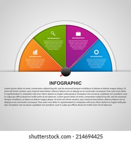 Vector abstract colorful infographic. Design elements.