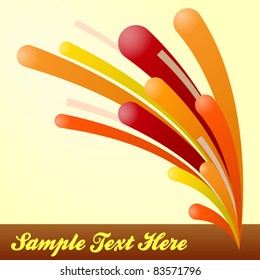 vector abstract colorful layout