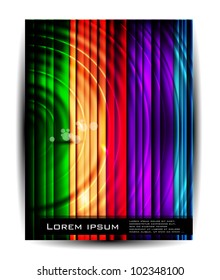 vector abstract colorful lines background