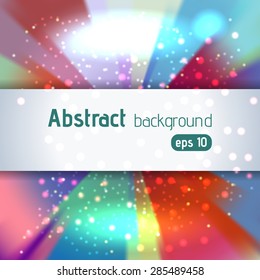 Vector abstract colorful lines background