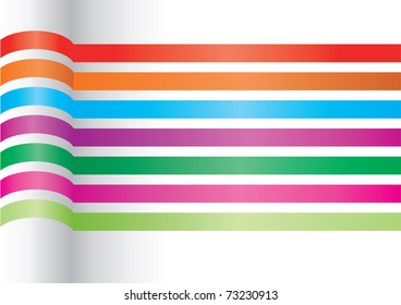 vector abstract colorful lines background eps8