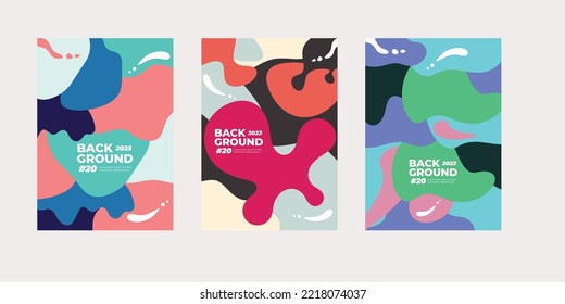 vector abstract Colorful liquid and fluid background for Cover, book, social media story, and Page Layout.