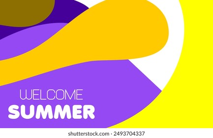 Vector abstract Colorful liquid and fluid background for summer collection