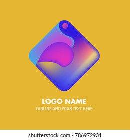 Vector abstract colorful logo Mexican tribal 