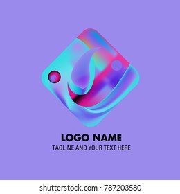 Vector abstract colorful logo Mexican tribal