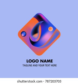 Vector abstract colorful logo Mexican tribal