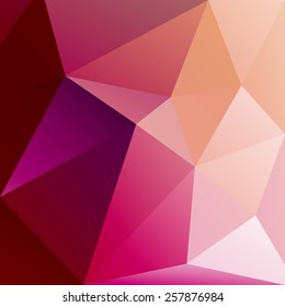 Vector Abstract colorful low poly geometric background. Template brochure design
