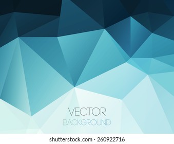 Vector Abstract colorful low poly geometric background. Template brochure design