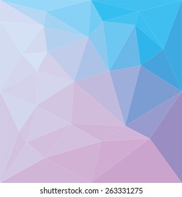 Vector Abstract colorful low poly geometric background. Template brochure design