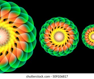 Vector abstract colorful mandala