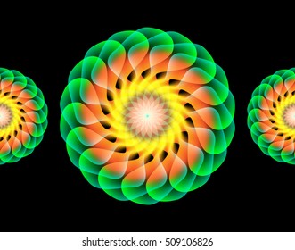 Vector abstract colorful mandala