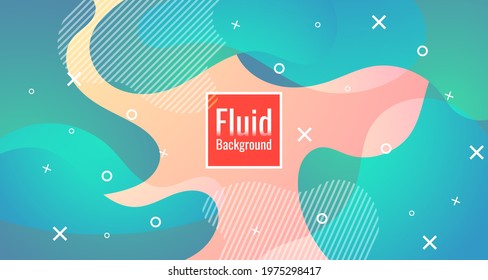 Vector Abstract Colorful Minimal Fluid shapes composition geometric pattern gradients.
