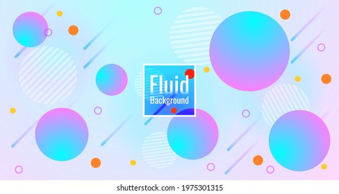 Vector Abstract Colorful Minimal Fluid shapes composition geometric pattern gradients.