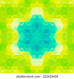 Mosaico colorido de abstracto vectorial