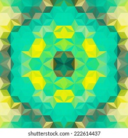 Vector Abstract Colorful Mosaic