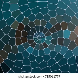 vector abstract colorful mosaic background blue color.
