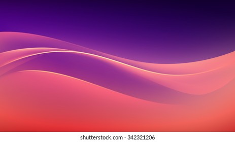Vector Abstract Colorful Multicolored Wave Background