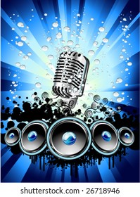 VECTOR Abstract Colorful Music Event Background
