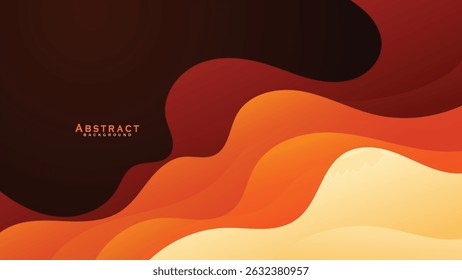 Vector Abstractas fondo naranja colorido	
