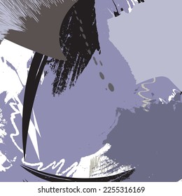 Diseño de fondo de textura grunge coloreado abstracto vectorial	
