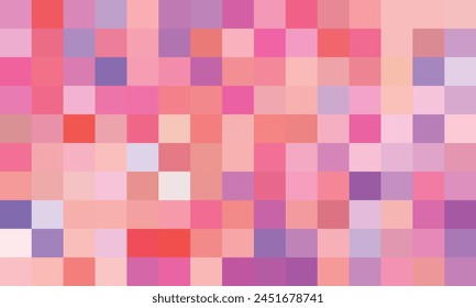 Vector abstract and colorful pixel background.
