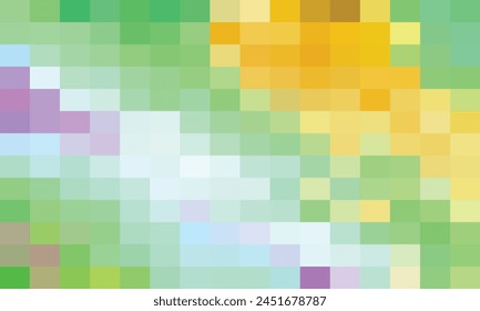 Vektorgrafik abstrakter und farbenfroher Pixelhintergrund.