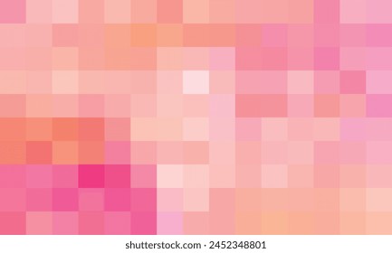 Vector abstract and colorful pixel background.