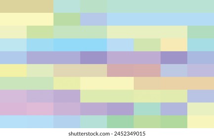 Vector abstract and colorful pixel background.
