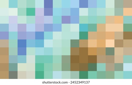 Vector abstract and colorful pixel background.