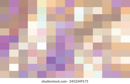 Vector abstract and colorful pixel background.