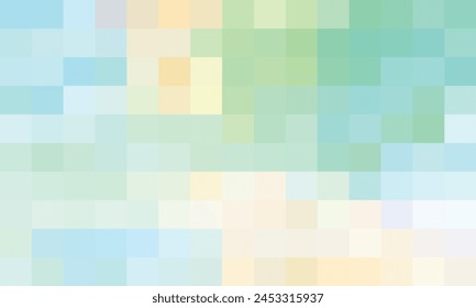 Vektorgrafik abstrakter und farbenfroher Pixelhintergrund.