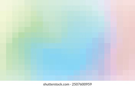 Vector abstract and colorful pixel background