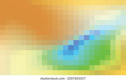 Fondo abstracto y colorido del pixel del Vector