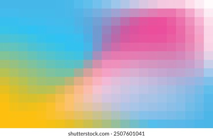 Fondo abstracto y colorido del pixel del Vector
