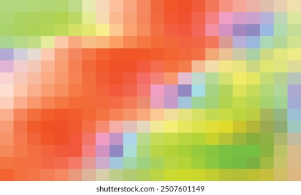Vector abstract and colorful pixel background