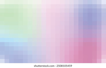Vector abstract and colorful pixel background.