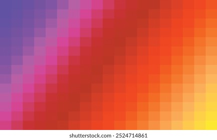 Vector abstract and colorful pixel background
