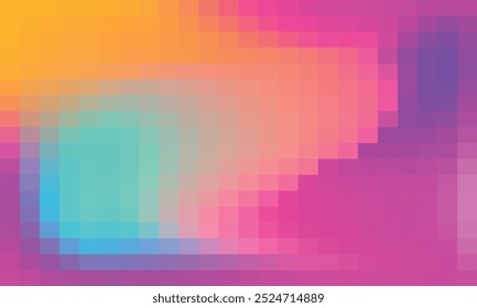 Fondo abstracto y colorido del pixel del Vector