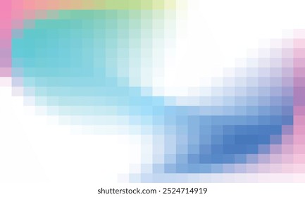 Vektorabstrakter und bunter Pixelhintergrund